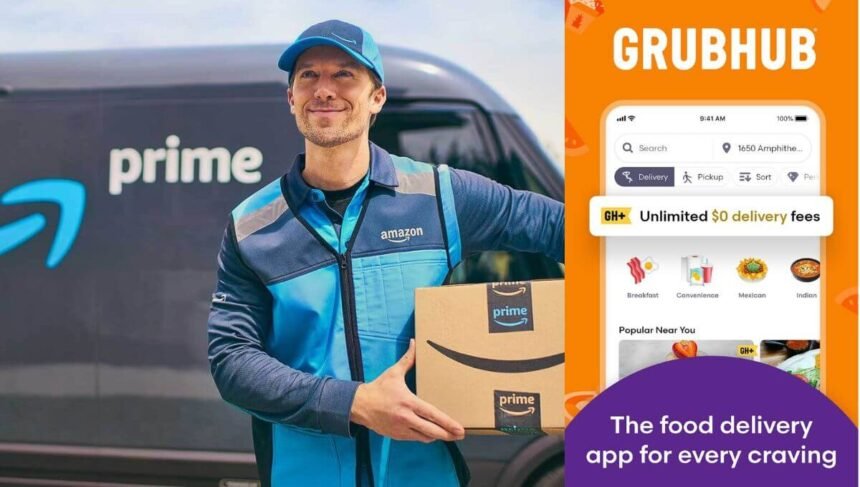 Amazon Prime members can now save even more on food delivery with Grubhub