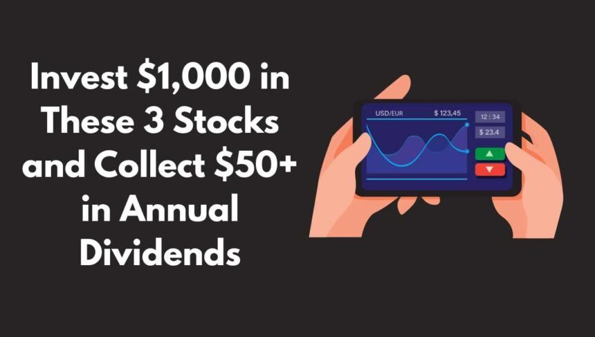 Turn $1,000 Into Easy Passive Income With These 3 High-Yield Dividend Stocks
